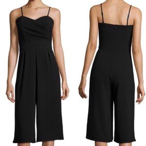 Romeo & Juliet Couture Woven Wide Leg Jumpsuit